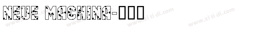 Neue Machina字体转换